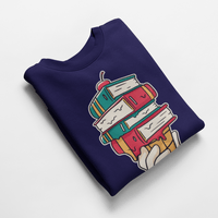 Ватирана блуза "Книжен сладолед" - small - 6