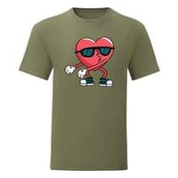 Тениска "Heart Flossing" (мъжка) - small - 6