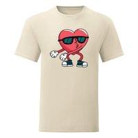 Тениска "Heart Flossing" (мъжка) - small - 0
