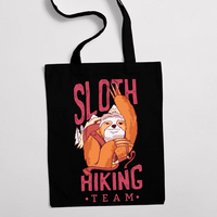 Eко чанта "Sloth Hiking Team" - small - 0