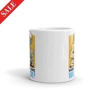 Бяла чаша "Mr. Water" - small - 1