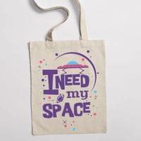 Еко чанта "I need my space" - small - 1 Еко чанта "I need my space" - small - 1