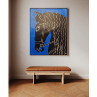 Картина акрил "Black Horse", 100x80см - 2