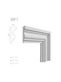 Прозоречен профил от стиропор SVP1 - 1