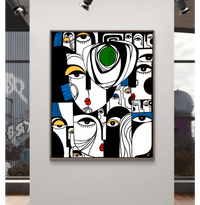 Картина акрил &amp;quot;Voices in Color&amp;quot; , 100х80см - 3