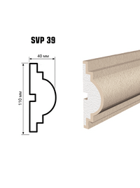 Прозоречен профил от стиропор SVP39 - 1