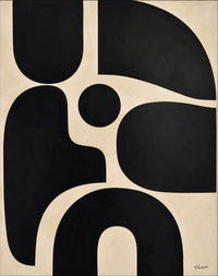 Абстрактна картина &amp;quot;Eclipse of Form&amp;quot; – ръчно рисувана с... - 2