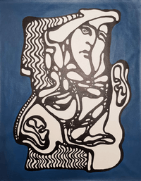 Картина акрил &amp;quot;The Mind&amp;#039;s Topography&amp;quot;, 100x80см - 1
