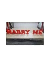 Надпис от стиропор MARRY ME - 3