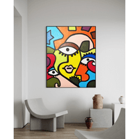 /ПРОДАДЕНА/ Абстрактна картина &amp;quot;Whispers of Color&amp;quot;– ръчно... - 5