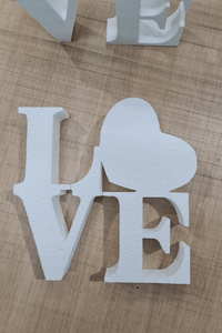 Надпис от стиропор Love 1 - 2