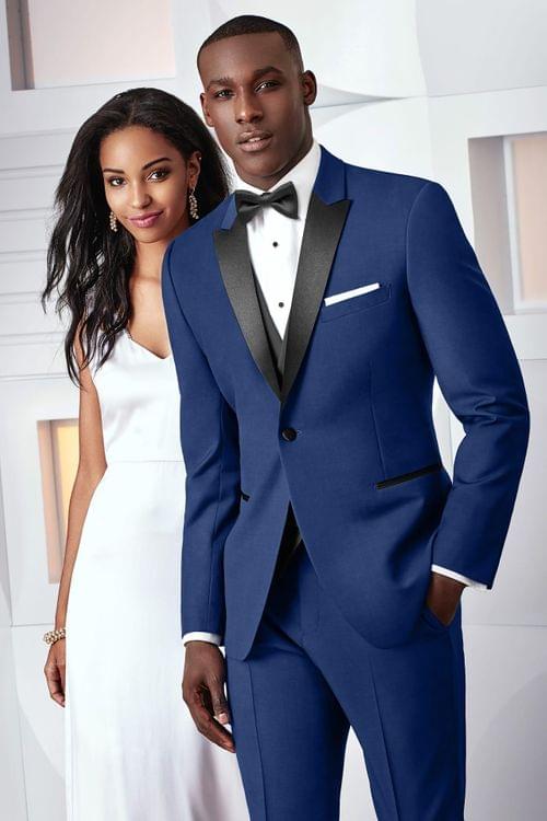 Ike Behar Ultra Slim Cobalt Blue Tribeca | Tuxedo Rental | Dress 2 Impress