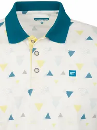 Мъжка тениска Geometric Triangle Print - small - 2