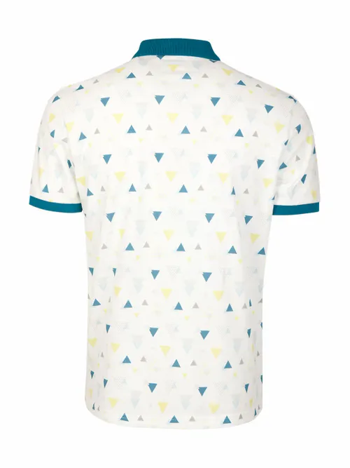Мъжка тениска Geometric Triangle Print - 2