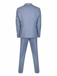 Елегантен мъжки костюм „Sky Blue Prestige“ – две части - small - 3