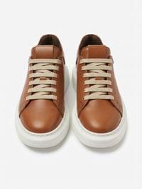 Мъжки кожени кецове Urban Classic в цвят коняк - small - 0 Мъжки кожени кецове Urban Classic в цвят коняк - small - 0