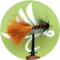 Gold Bead Woolly Bugger Brown - 1