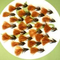 Gold Bead Woolly Bugger Brown - 2