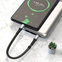 Кабел L10C 5A 0.23m USB Type C - USB Type C PD100W черен - small - 5 Кабел L10C 5A 0.23m USB Type C - USB Type C PD100W черен - small - 5