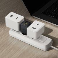 Зарядно 220V.Baseus Palm 20W USB-C USB-A - черно - small - 5