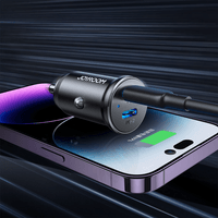Зарядно за кола 12/24V. метално JR-CCN06 30W 2x USB-C мини - small - 7