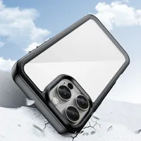 Калъф Outer Space с гел рамка за iPhone 16 Pro Max - черен - small - 3