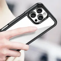 Калъф Outer Space с гел рамка за iPhone 16 Pro Max - черен - small - 5