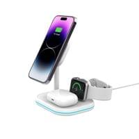Индуктивно зарядно устройство с MagSafe  QI15W-A27 3-в-1... - 2