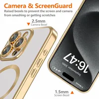 Калъф MagFlex MagSafe за iPhone 16 Pro Max - златен - small - 2