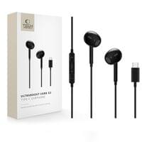 Слушалки Tech-Protect Ultraboost Core G2 USB-C - черни - 1