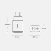 Бързо зарядно устройство Compact 2x USB / USB Type C 30W - small - 9 Бързо зарядно устройство Compact 2x USB / USB Type C 30W - small - 9