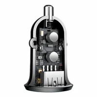 Зарядно за кола 12/24V. Baseus Grain Pro 2x USB 4.8 A... - small - 2 Зарядно за кола 12/24V. Baseus Grain Pro 2x USB 4.8 A... - small - 2