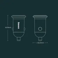 Зарядно за кола 12/24V. Baseus Grain Pro 2x USB 4.8 A... - small - 7 Зарядно за кола 12/24V. Baseus Grain Pro 2x USB 4.8 A... - small - 7