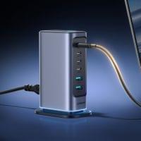 Многопортово GaN зарядно устройство 65W EU 4x USB-C 2x USB-A - small - 5