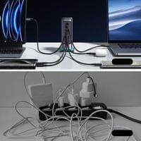 Многопортово GaN зарядно устройство 65W EU 4x USB-C 2x USB-A - small - 7