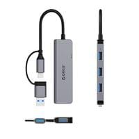 Докинг станция YSA5-U3 USB-A/USB-C Hub, 3x USB-A 2.0 + 1x... - 2