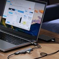 Докинг станция YSA5-U3 USB-A/USB-C Hub, 3x USB-A 2.0 + 1x... - small - 3 Докинг станция YSA5-U3 USB-A/USB-C Hub, 3x USB-A 2.0 + 1x... - small - 3