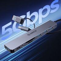 Докинг станция YSA5-U3 USB-A/USB-C Hub, 3x USB-A 2.0 + 1x... - small - 5 Докинг станция YSA5-U3 USB-A/USB-C Hub, 3x USB-A 2.0 + 1x... - small - 5