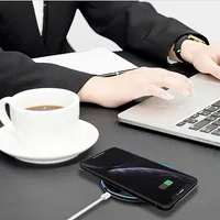 Индуктивно зарядно устройство 15W - черно - 2
