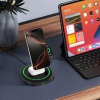 Mагнитно индуктивно зарядно устройство QI15W-A46 3в1... - small - 8