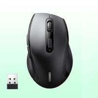 Безжична ергономична оптична мишка - черна - small - 9
