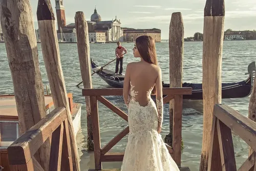 Lost in the romantic canals of Venice, capturing the...