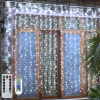 LED завеса с бяла светлина за декорация - 5 LED завеса с бяла светлина за декорация - 5