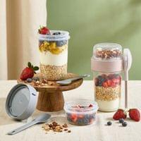 Чаша с прибори YOGURT TO GO 500+200 мл - 2