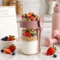 Чаша с прибори YOGURT TO GO 500+200 мл - 3