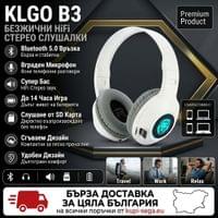Безжични HiFi стерео слушалки KLGO B3 със SD карта -... - 1