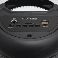 Bluetooth тонколона KTX-1259 300W с микрофон, FM радио и LED - 2 Bluetooth тонколона KTX-1259 300W с микрофон, FM радио и LED - 2