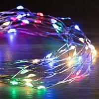 LED микро лампички 50 метра 500 мигащи цветни светлини с... - 6 LED микро лампички 50 метра 500 мигащи цветни светлини с... - 6