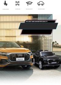 Акумулаторен джип AUDI Q8 металик 12W/7Ah 90W - 45 Акумулаторен джип AUDI Q8 металик 12W/7Ah 90W - 45