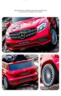 Акумулаторен джип Mercedes GL63 12V батерия,MP3, с меки... - 7